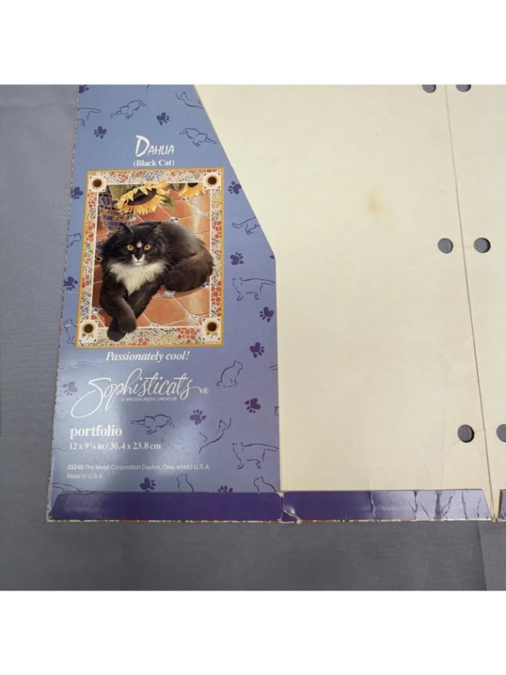 Vtg 90’s Mead Folders Brushcreek Creative Vivian Boswell Sophisticats Cats Lot 2
